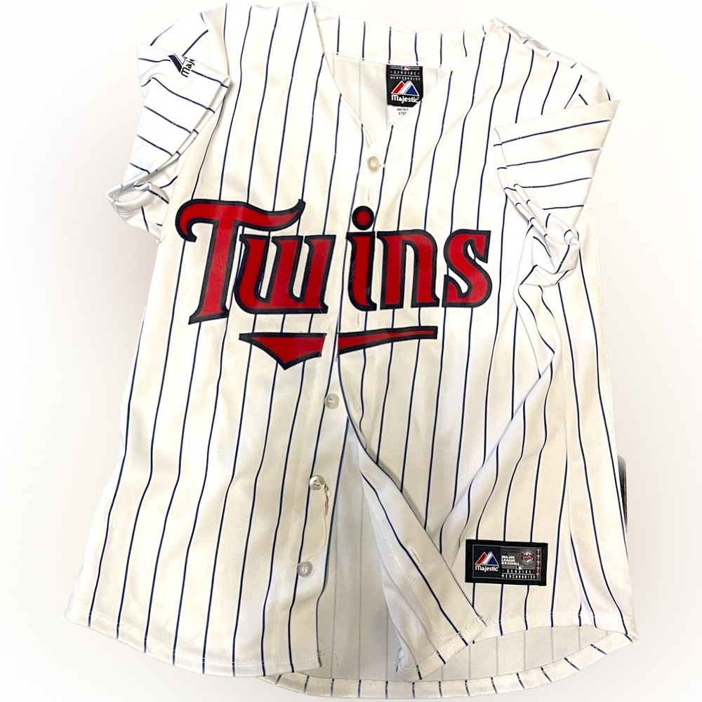 Minnesota Twins button up baseball jersey Medium